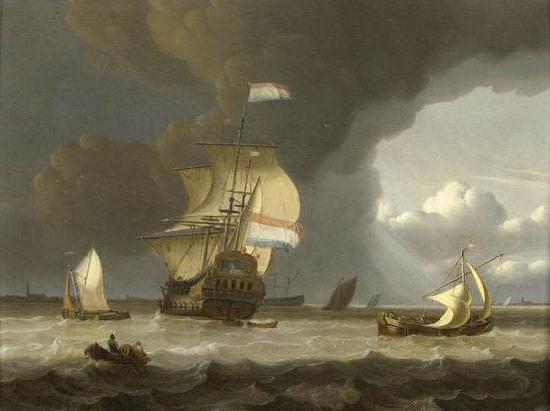unknow artist Ships at the mouth of the Schelde China oil painting art